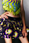 WINDOWSEN 24 Spring/Summer Patterned Skirt WDS-24S004PP-ZIHUANG Purple Yellow